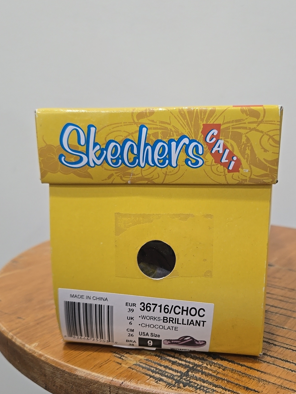 Vintage Y2K Skechers Cali Chocolate Floral Sandals Deadstock/NWOT Size 9 - Picture 13 of 13